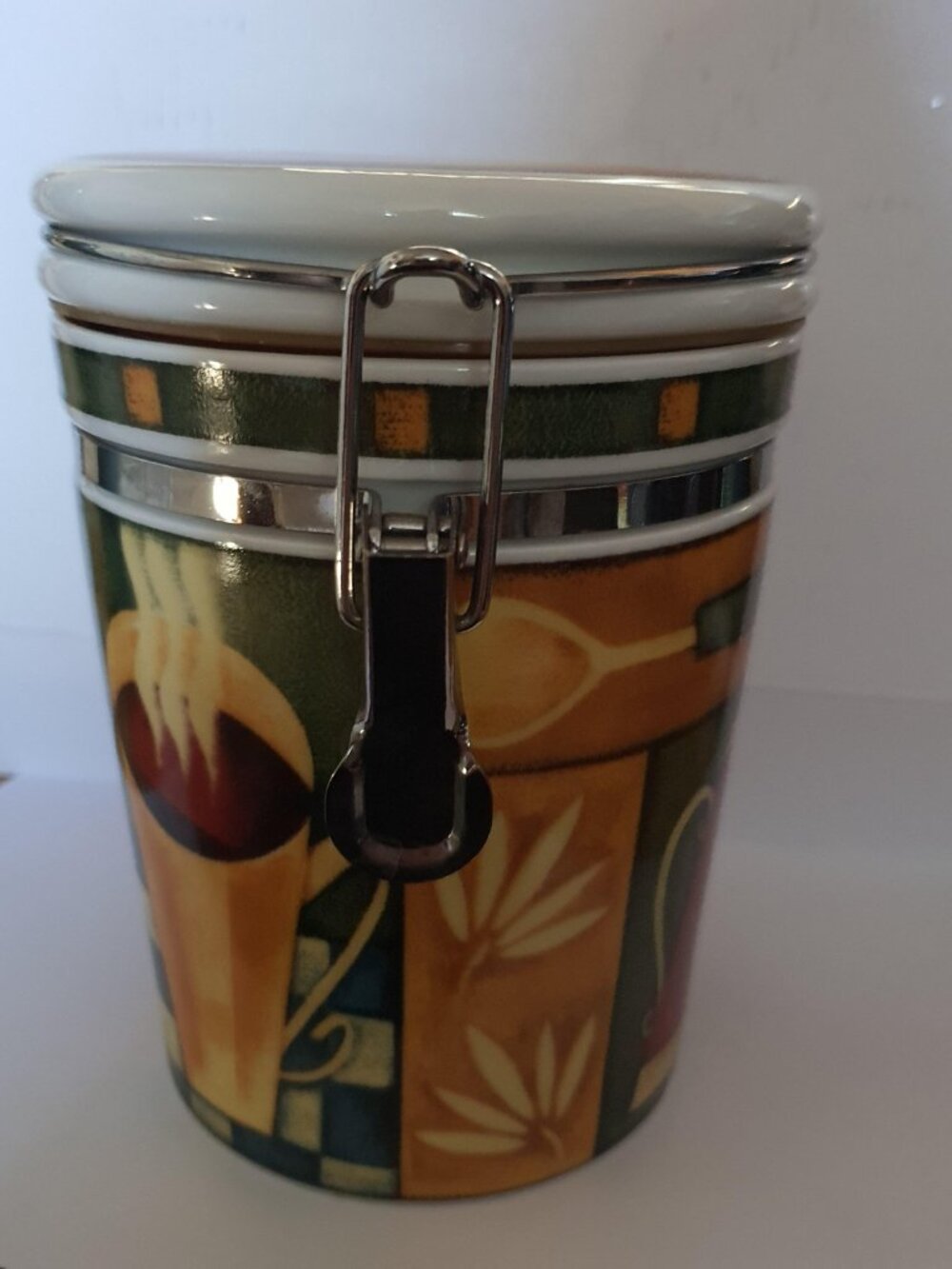 Vintage Ceramic Coffee Canister By Joie de Vivre (M) - Picture 9 of 9
